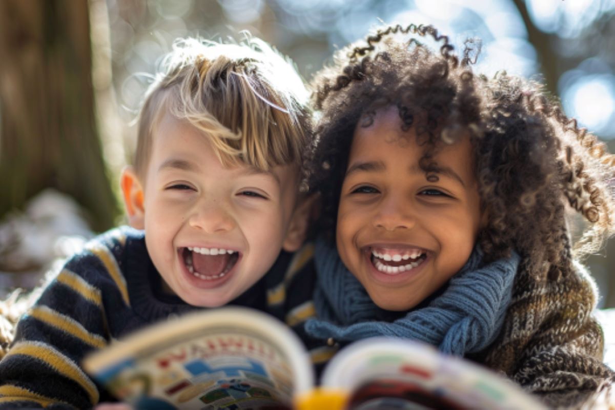 Children Find Joy in Learning New Words