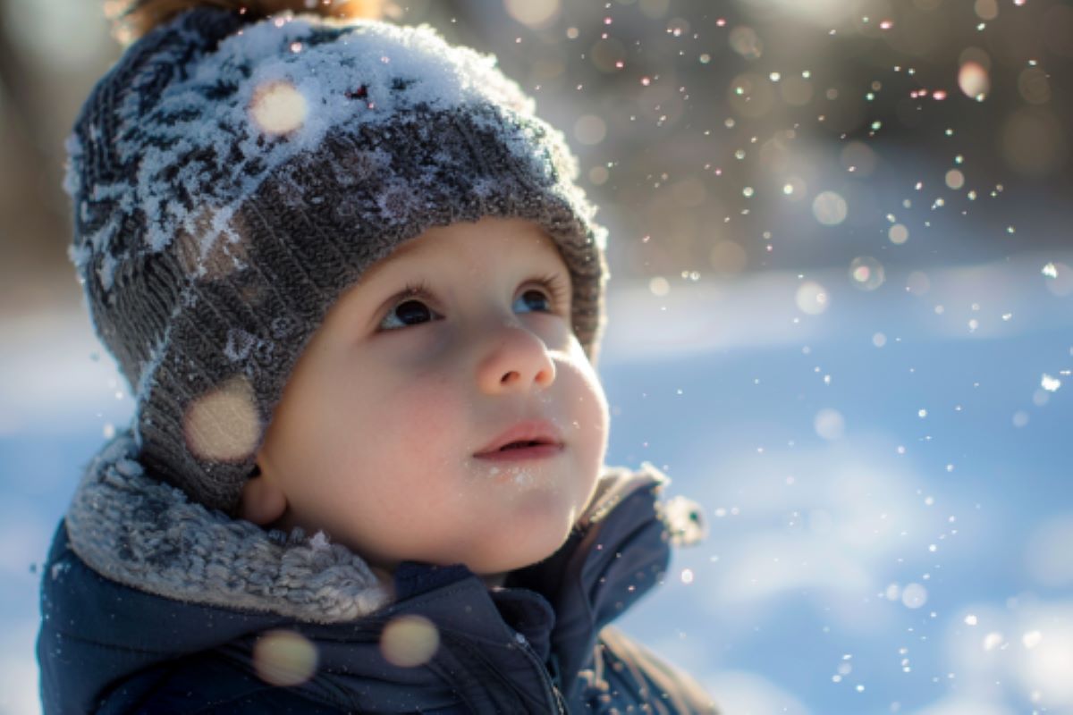 Early Heat and Cold Exposure Alters Child Brain Development